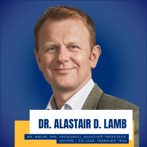 Dr. Alastair D Lamb speaking on transperineal vs transrectal biopsy for ASPI